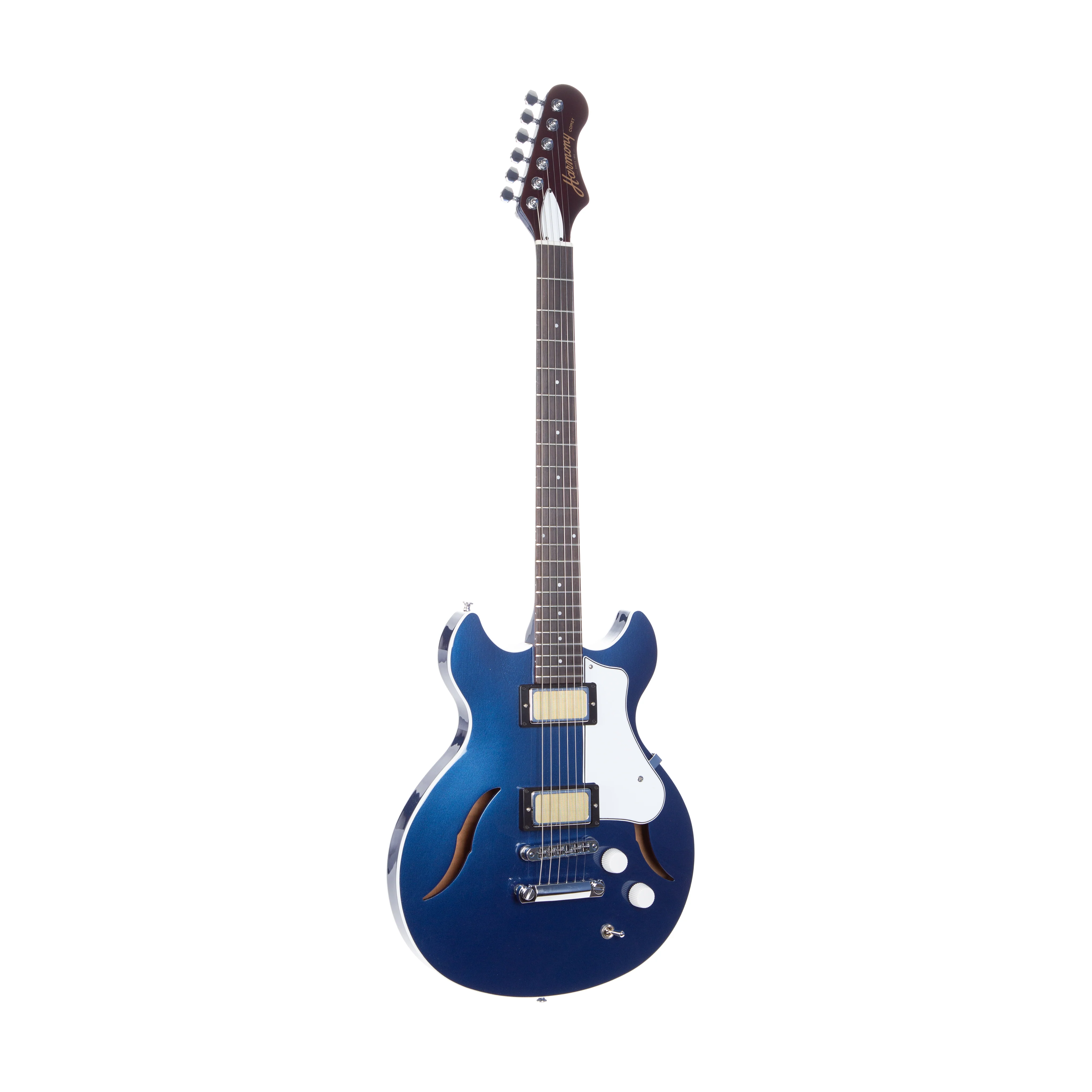 Harmony Standard Comet Electric Guitar W/Case, RW FB, Midnight Blue BY Harmony - Musical Instruments available at DOYUF