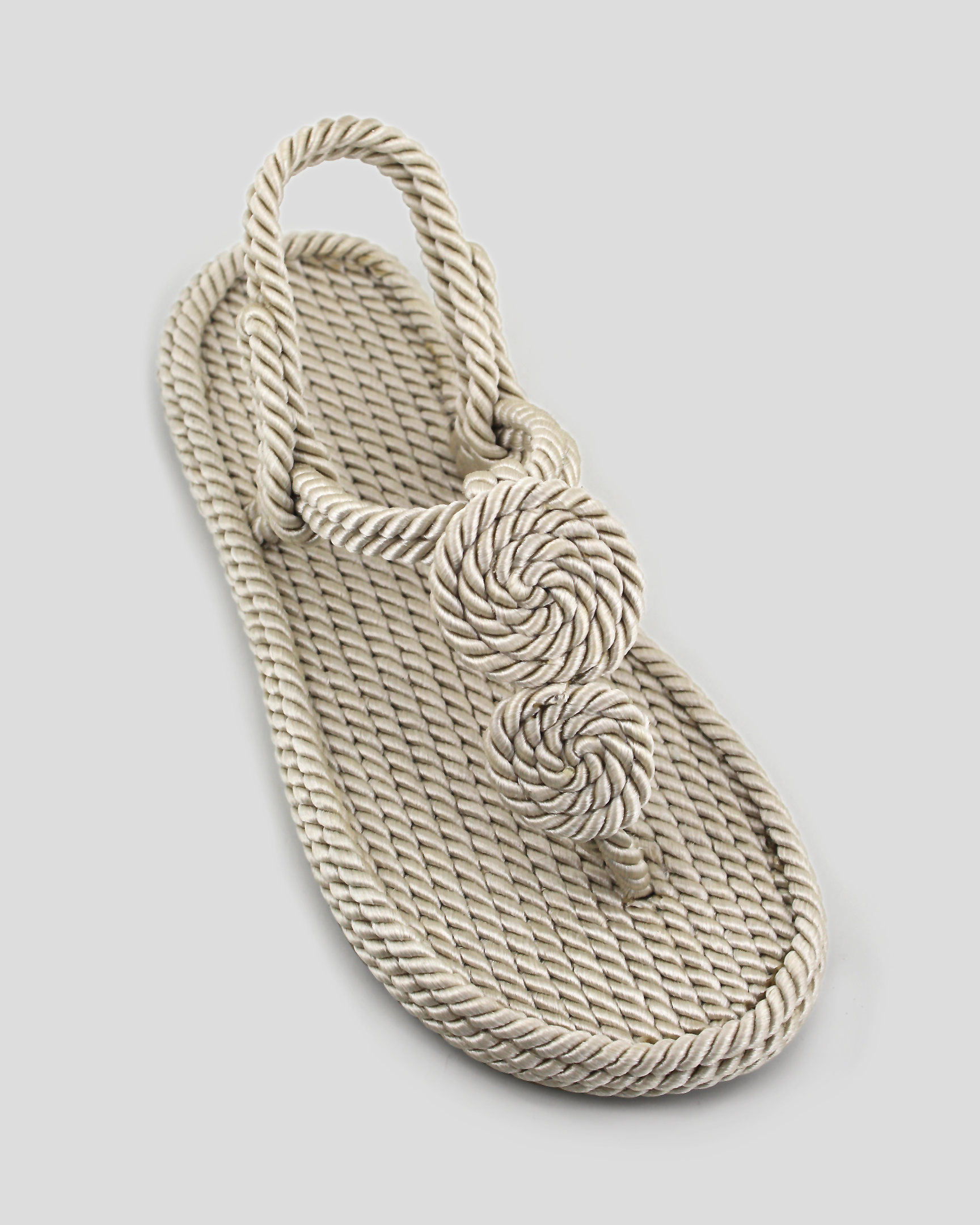 Rope Sandals Nomads Circle - Ivory White BY Mumka - Sandals available at DOYUF